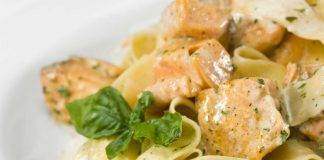 Tagliatelle con Salmone e Mascarpone