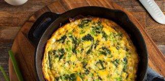 Frittata di spinaci