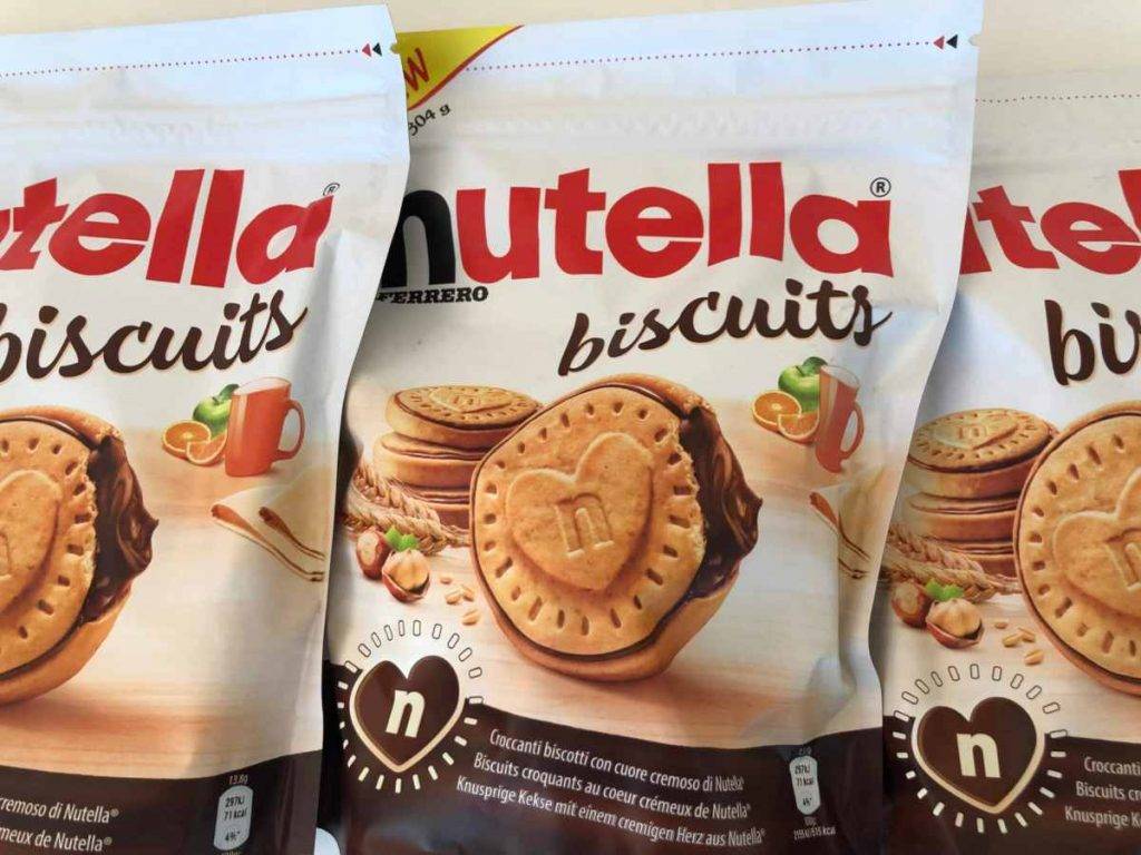 La Ferrero lancia i Nutella biscuits