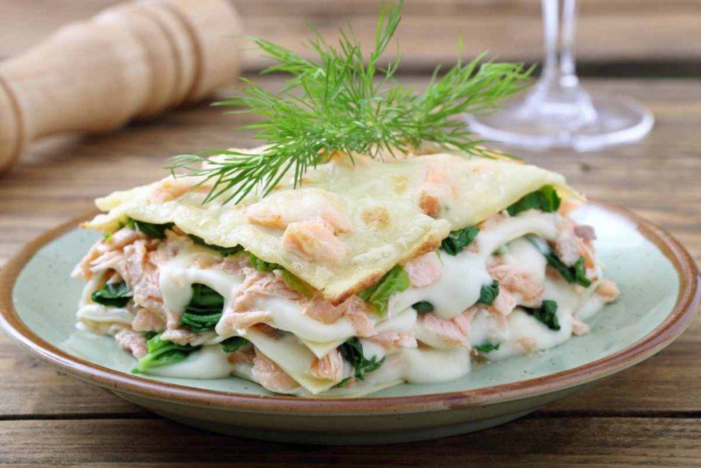 Lasagne al salmone affumicato