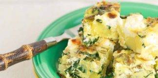 Omelette cremosa al forno