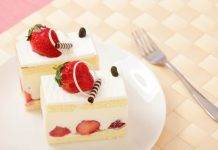 Torta gelato alle fragole