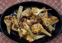 Carciofi al Forno, un contorno semplice ma buonissimo carciofi al forno