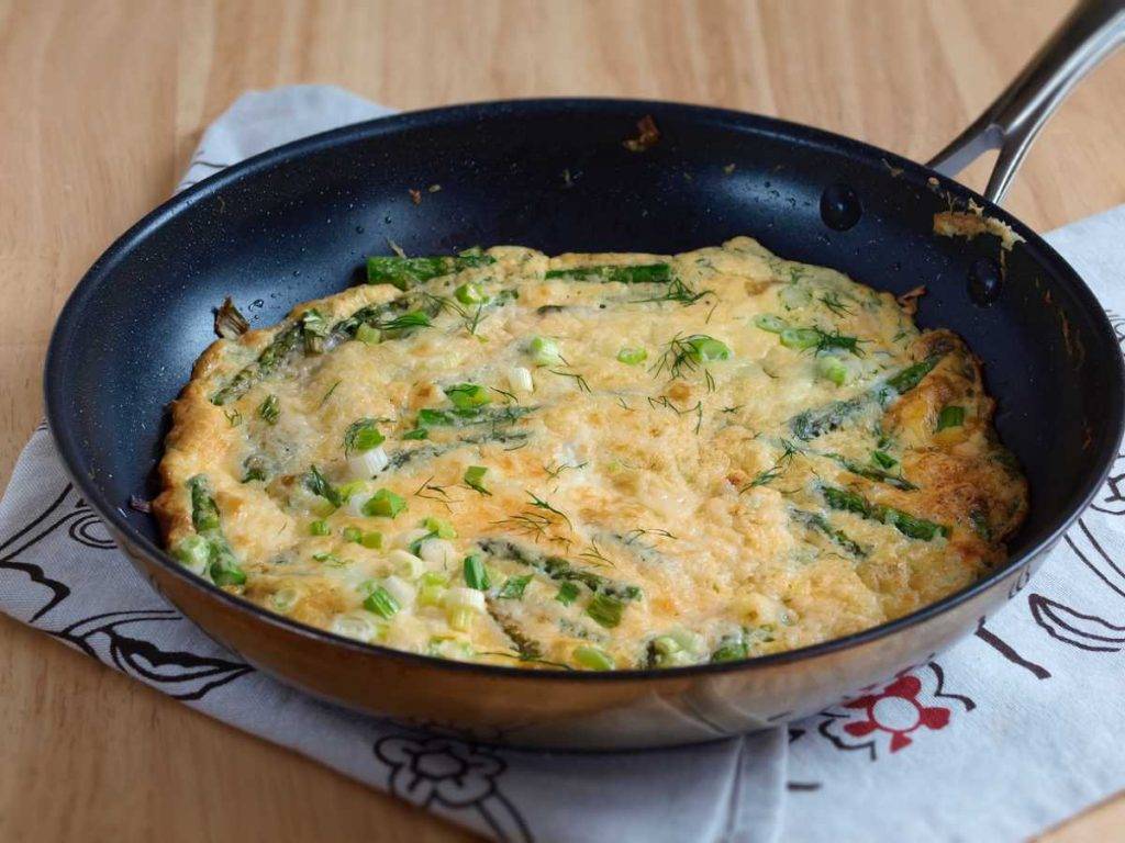 frittata di asparagi selvatici