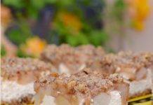 sbriciolata ricotta e pere