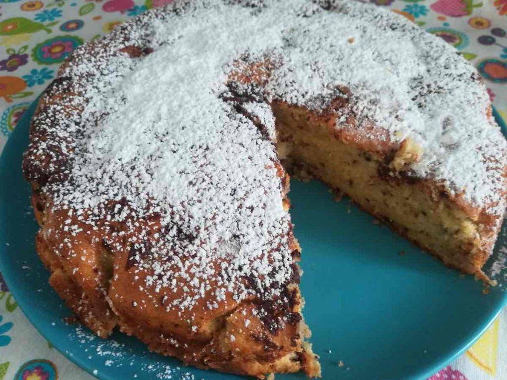 torta ricotta e cioccolato