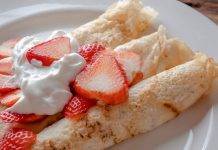 Crepes alle Fragole