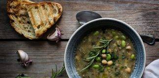 Zuppa di fave fresche