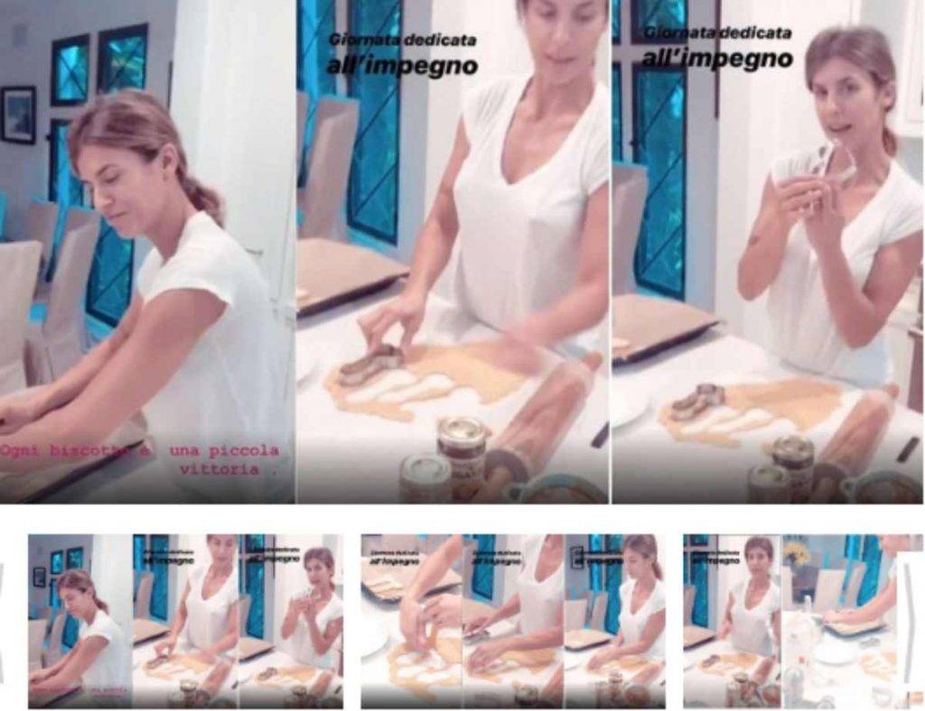 elisabetta canalis biscotti