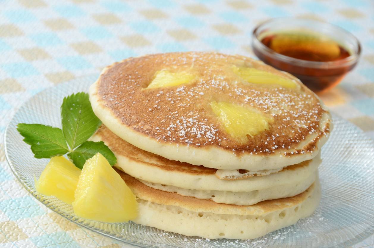 Pancake all'Ananas - Ricettasprint.it