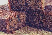 torta al cacao con fondi di caffè