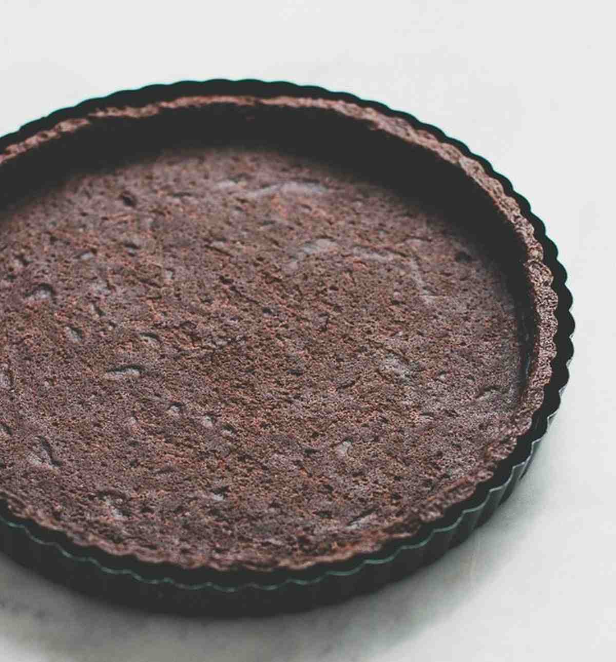 Base per crostata morbida al cacao: realizzata con lo stampo furbo