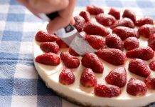 Cheesecake fredda alle fragole
