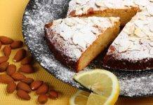 Torta al limone e mandorle soffice e profumata e si prepara senza la farina Torta limone e mandorle
