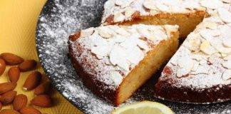 Torta limone e mandorle