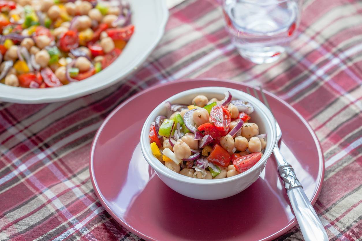 Insalata di ceci e feta