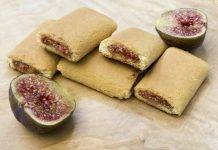Biscotti ripieni di marmellata di fichi