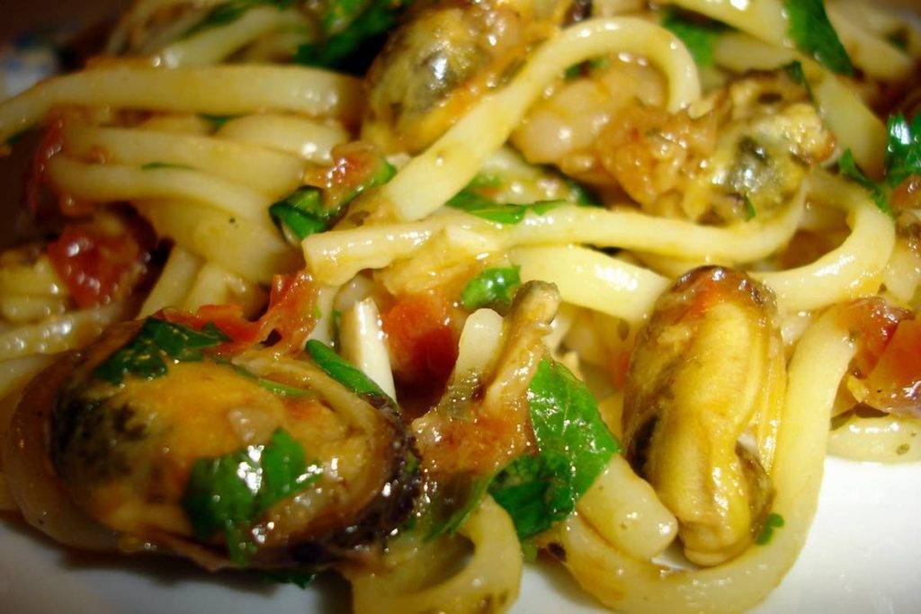 Pasta Cozze e Pomodorini