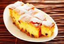 torta al limone con cioccolato