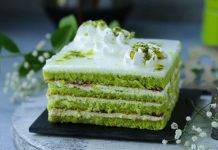 Torta al pistacchio con crema al mascarpone - ricettasprint.it
