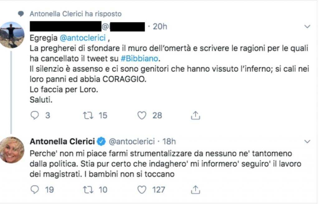 antonella clerici bibbiano