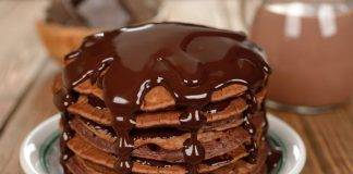 Pancakes cioccolatosi senza Uova al Caffè e Nutella - Ricettasprint.it