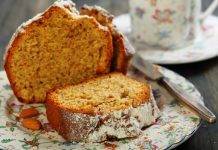 Plumcake alle carote e mandorle