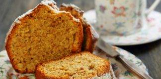 Plumcake alle carote e mandorle