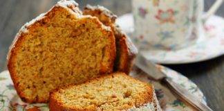 Plumcake alle carote e mandorle