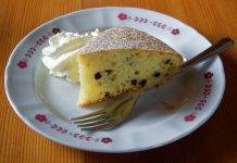 Torta soffice senza farina con gocce di cioccolato