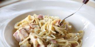 Pasta con mortadella e taleggio