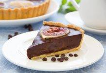 crostata di fichi al cioccolato