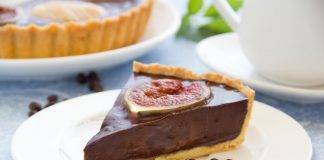 crostata di fichi al cioccolato