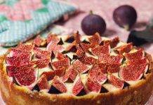 Torta di fichi con vinsanto: torta morbida con crema di mandorle Torta di fichi con vinsanto