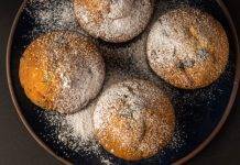 Muffin alla nutella, dolci, soffici e invitanti, da servire a colazione Muffin alla nutella