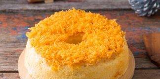 Chiffon cake all'arancia