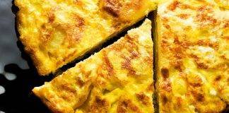 Frittata di cipolle cotta al forno