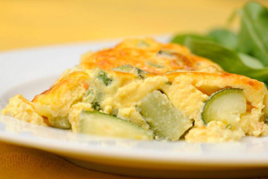 Frittata di Albumi, Patate e Zucchine