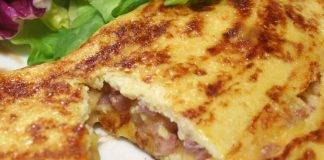 Frittata ripiena al prosciutto e formaggio - ricettasprint.it