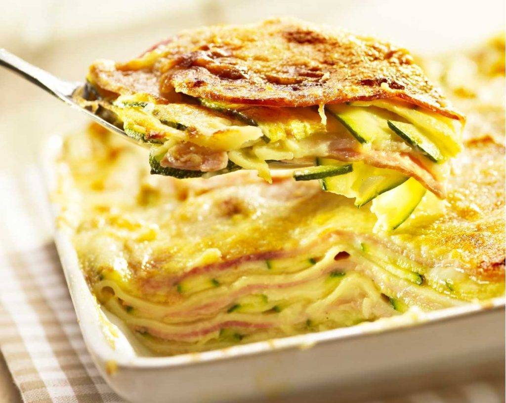 Lasagne Zucchine e Prosciutt