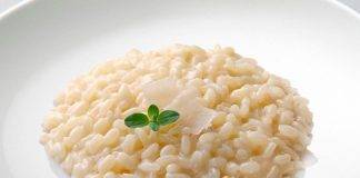 Risotto morbido al latte