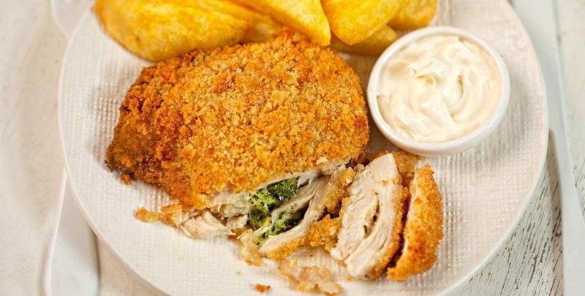 Tasche di pollo ripiene con ricotta e spinaci, che appetito!