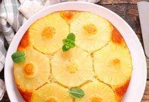 Torta light all’ananas Torta