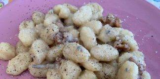 gnocchi al gorgonzola e noci