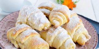 Cornetti al latte e yogurt senza burro