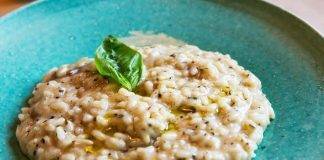 Risotto al caffè espresso e Asiago