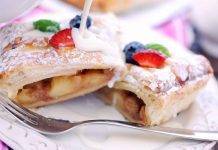 Biscotto arrotolato alle mele e marmellata veloce e delicato Biscotto arrotolato alle mele e marmellata - ricettasprint