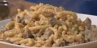 Passatelli con funghi salsiccia e zafferano - ricettasprint