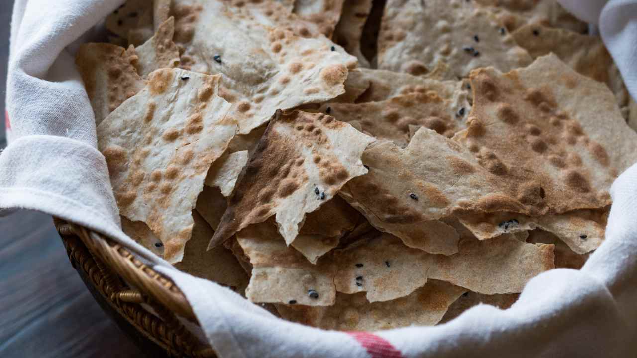 Sfoglie di pane croccanti - ricettasprint
