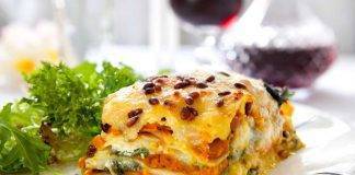 lasagne vegetariane con besciamella di zucca - ricettasprint